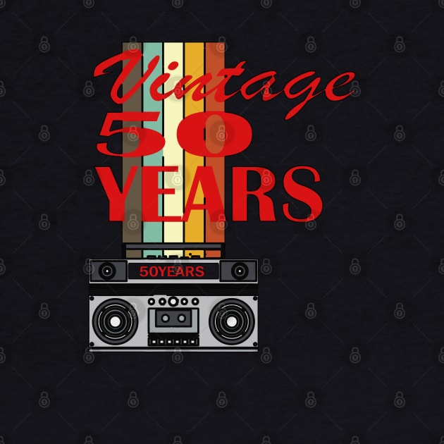 VINTAGE 50TH BIRTHDAY by AdeShirts